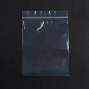 1 Bag Plastic Zip Lock Bags, Resealable Packaging Bags, Top Seal, Self Seal Bag, Rectangle, White, 10x7cm, Unilateral Thickness: 2.1 Mil(0.055mm), 100pcs/bag