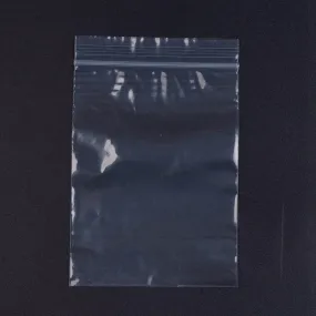 1 Bag Plastic Zip Lock Bags, Resealable Packaging Bags, Top Seal, Self Seal Bag, Rectangle, White, 12x8cm, Unilateral Thickness: 2.1 Mil(0.055mm), 100pcs/bag