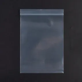 1 Bag Plastic Zip Lock Bags, Resealable Packaging Bags, Top Seal, Self Seal Bag, Rectangle, White, 16x11cm, Unilateral Thickness: 3.9 Mil(0.1mm), 100pcs/bag