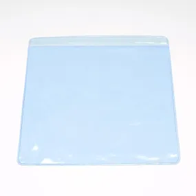 100 pc Square PVC Zip Lock Bags, Resealable Packaging Bags, Self Seal Bag, Azure, 12x12cm, Unilateral Thickness: 4.5 Mil(0.115mm)