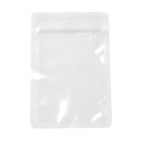 200 pc Food grade Transparent PET Plastic Zip Lock Bags, Resealable Bags, Rectangle, Clear, 15x10x0.016cm, Unilateral Thickness: 3.1 Mil(0.08mm)