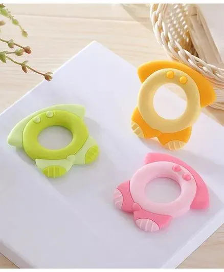 Amchi Baby Silicone Teether Green