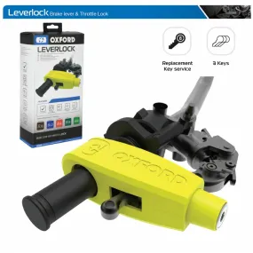 Aprilia Dorsoduro Oxford Leverlock Brake Lever Throttle Handlebar Motorcycle Motorbike Grip Lock Yellow LK301