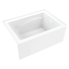 Aqua Eden 48-Inch Acrylic 3-Wall Alcove Tub with Right Hand Drain