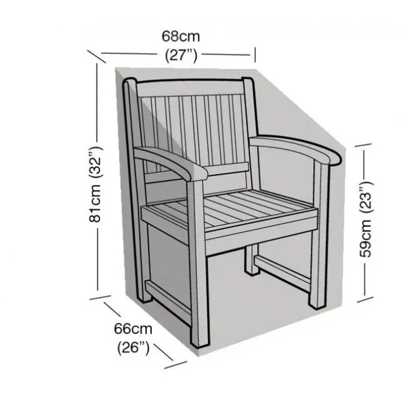 Armchair Cover Black
