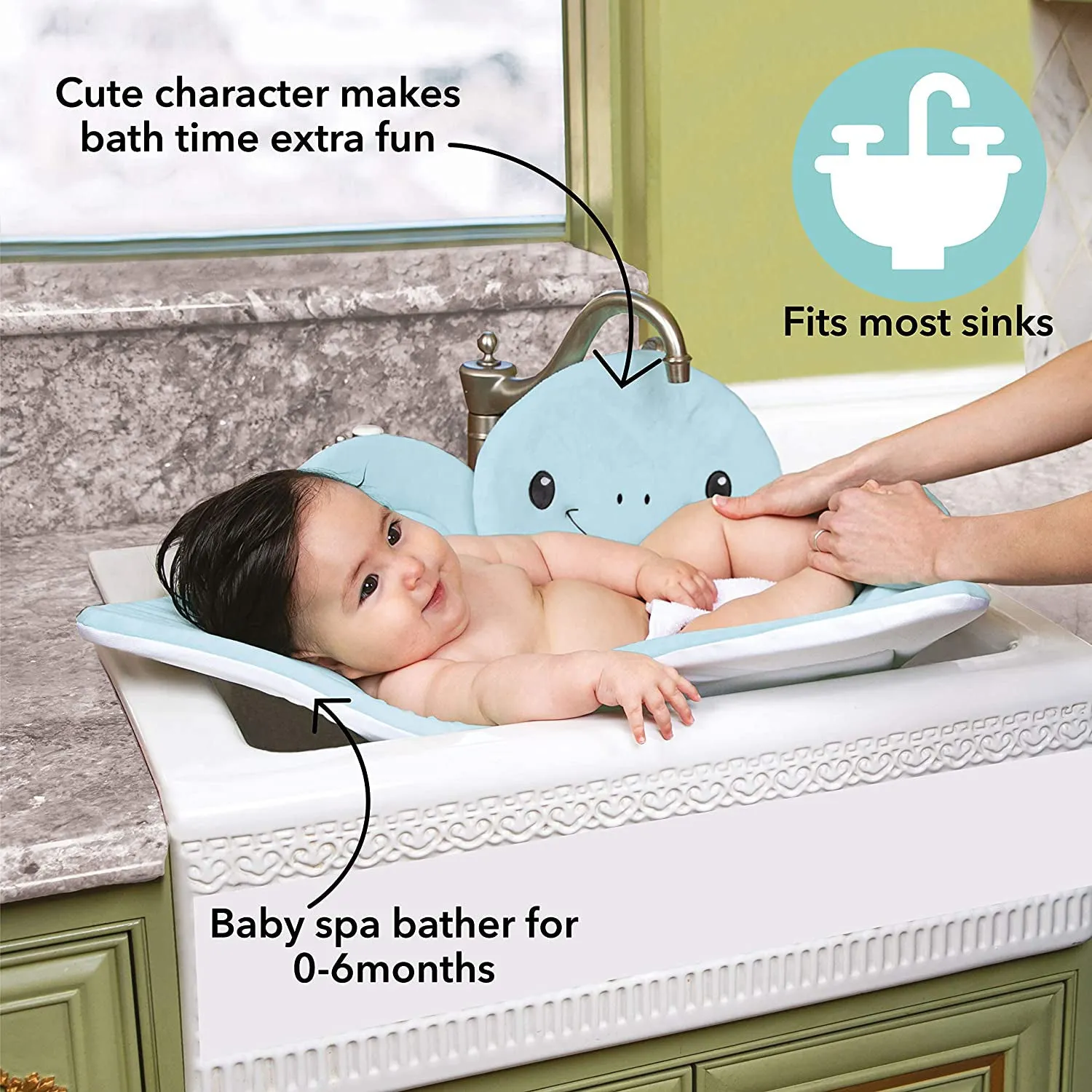 Baby Bath Sink & Tub Cushion