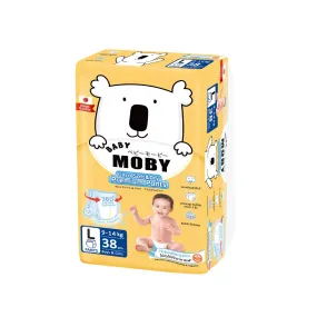 Baby Moby Chlorine Free Diaper Pants 38ct - Large