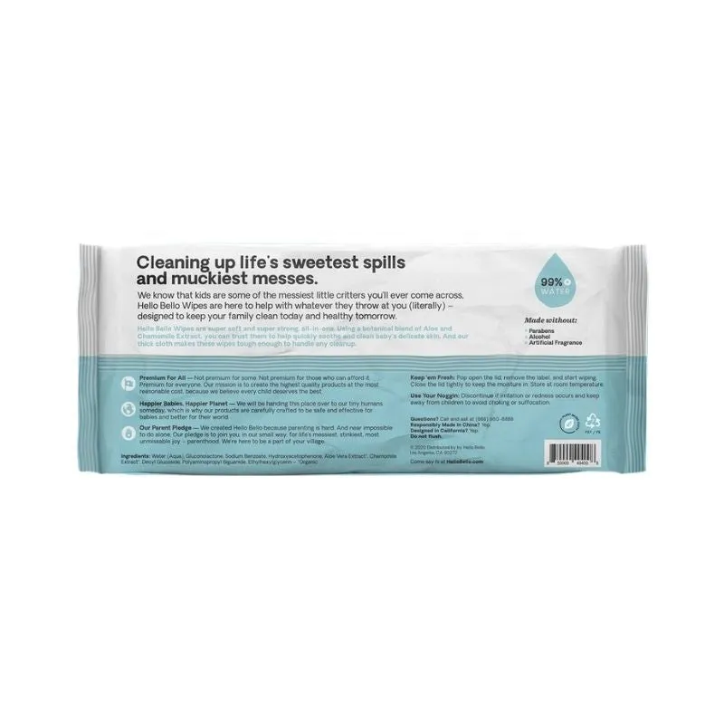 Baby Wipes - 60 Count