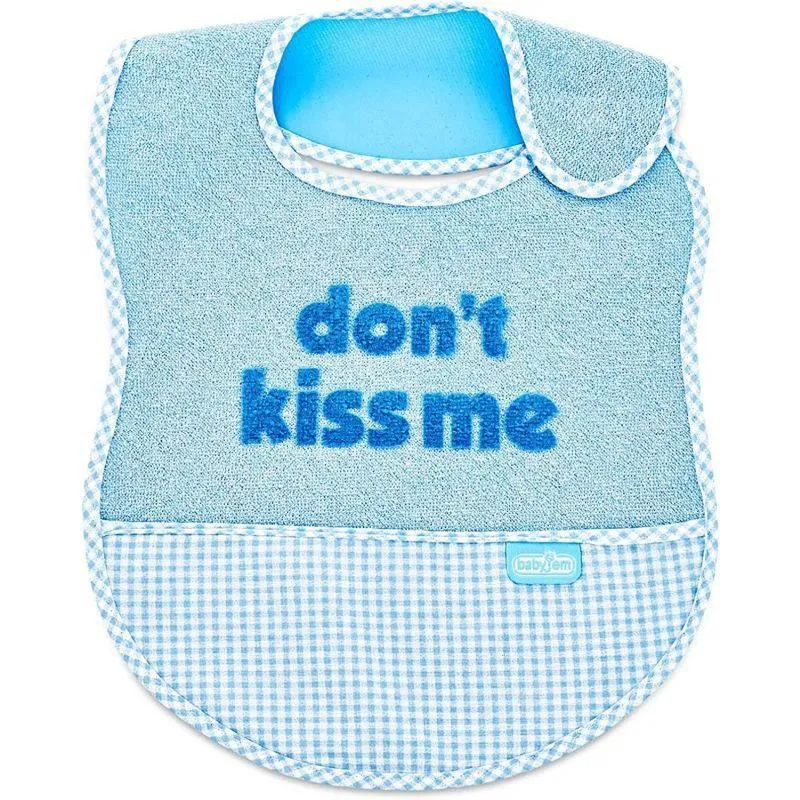 Babyjem Dont Kiss Me Bib - Green