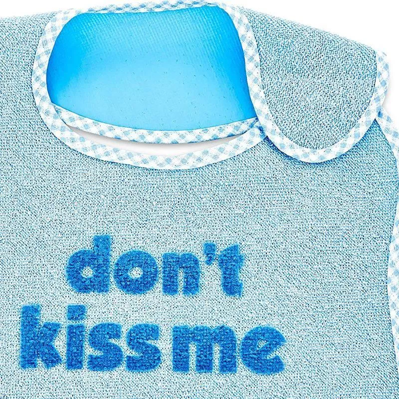 Babyjem Dont Kiss Me Bib - Green