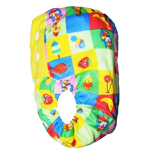 Babymoon 1 Cloth Diaper with 2 5Layers Grey Insert Premium Adjustable Reusable Cloth Diaper (Yellow Multibox)