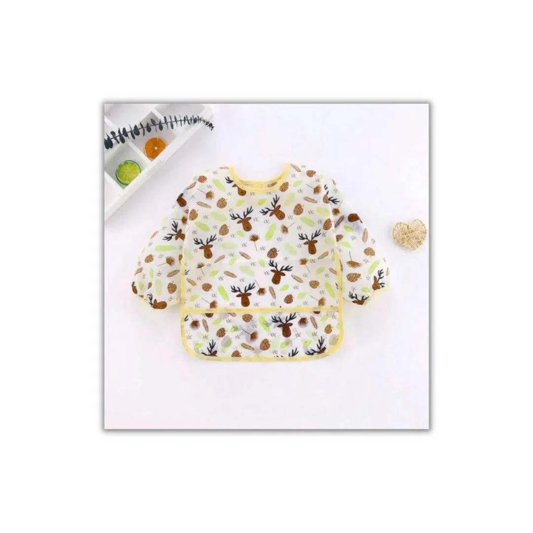 Baby's Waterproof Easy Clean Sleeved Bib