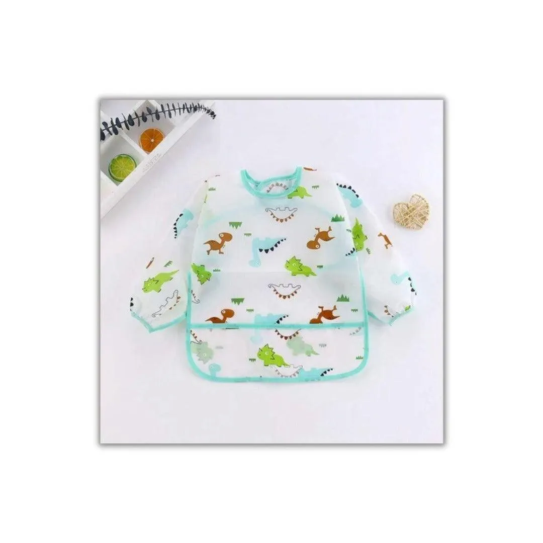 Baby's Waterproof Easy Clean Sleeved Bib