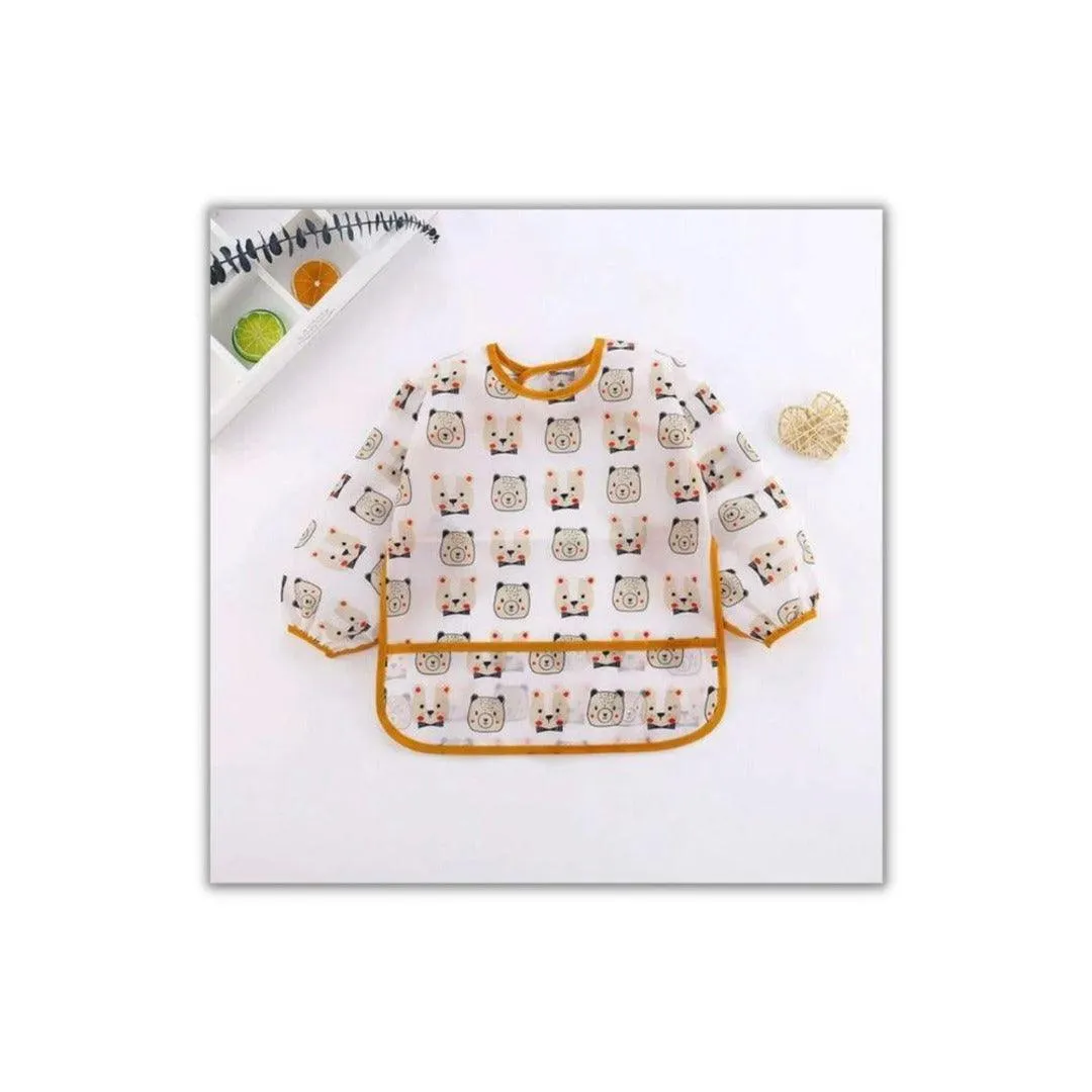 Baby's Waterproof Easy Clean Sleeved Bib