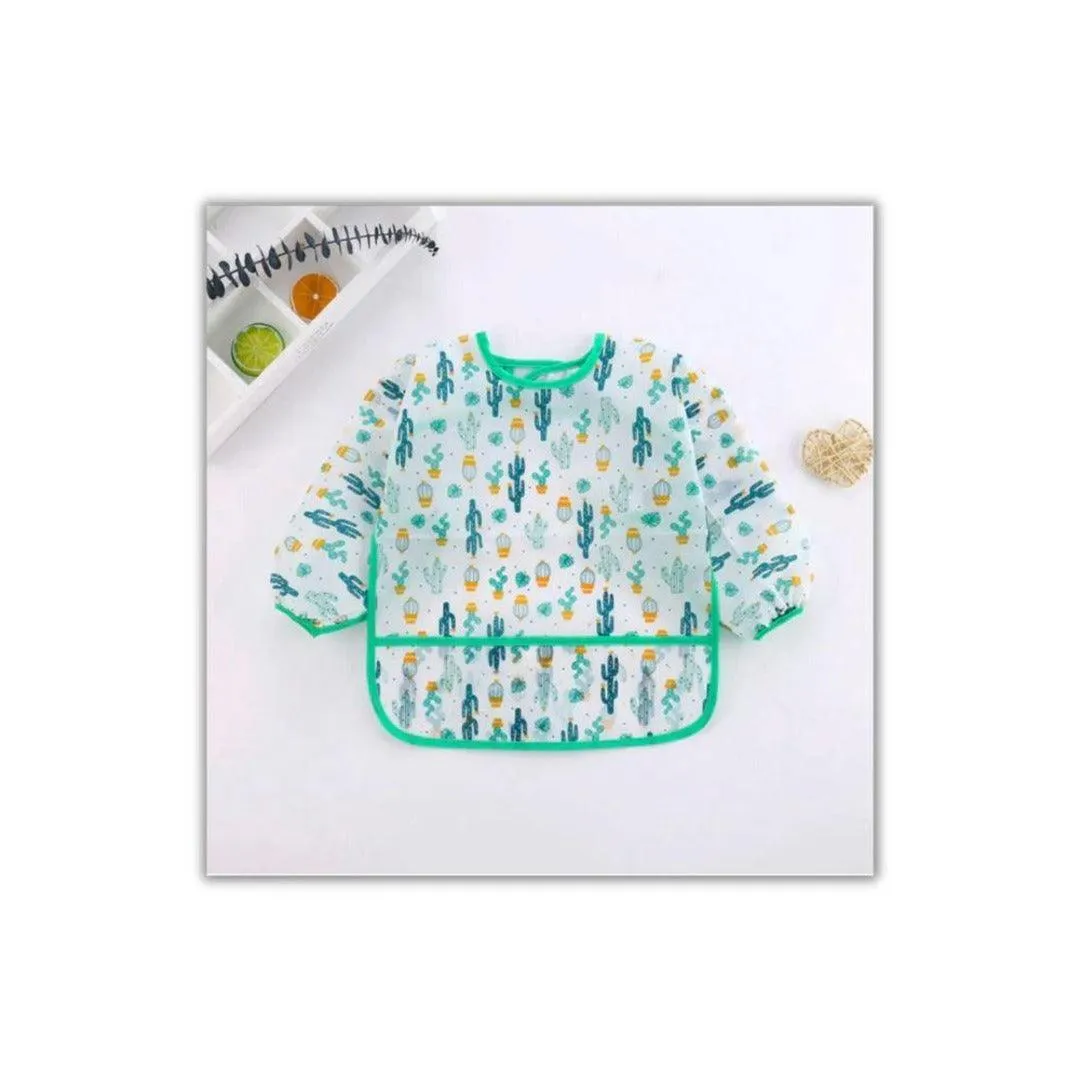 Baby's Waterproof Easy Clean Sleeved Bib