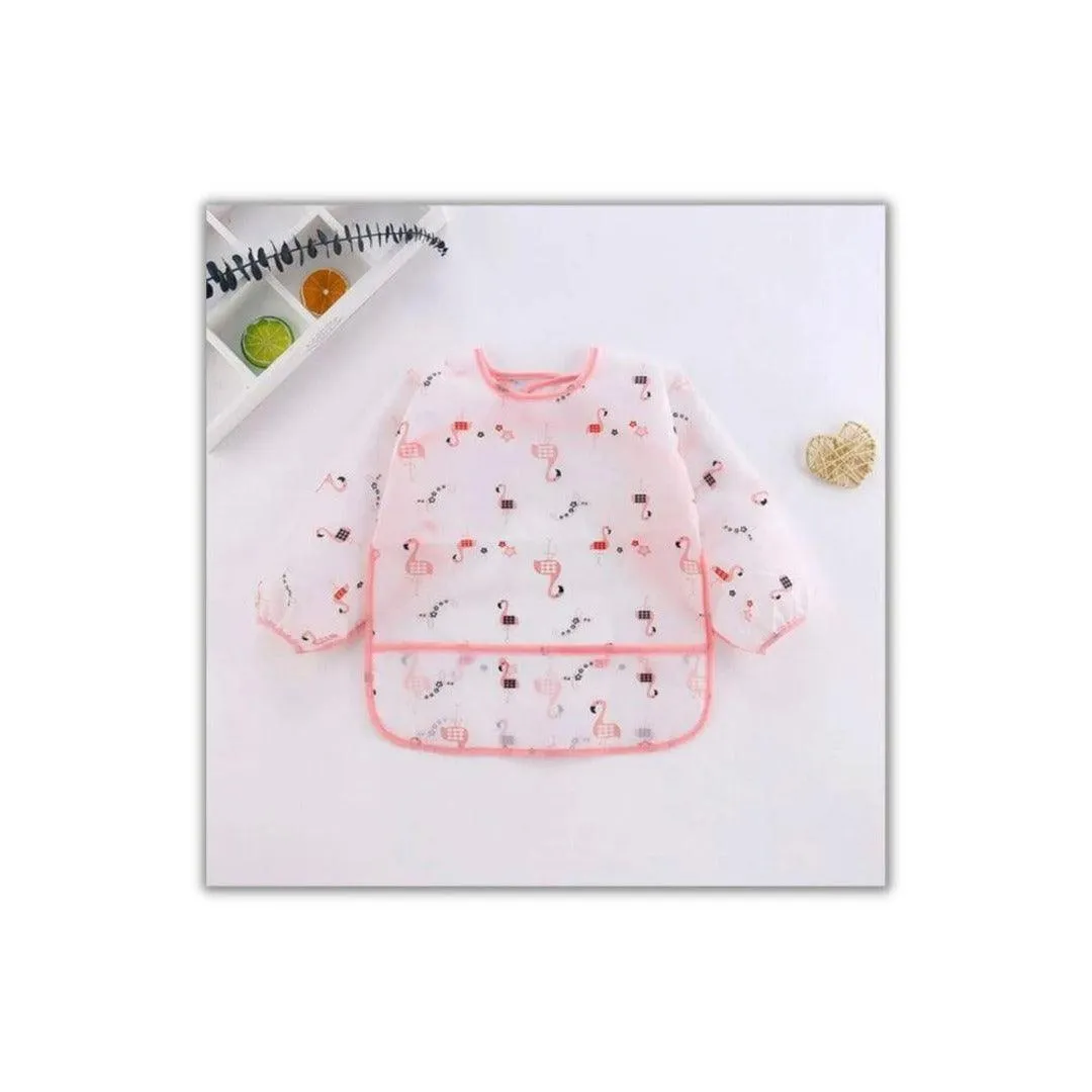Baby's Waterproof Easy Clean Sleeved Bib