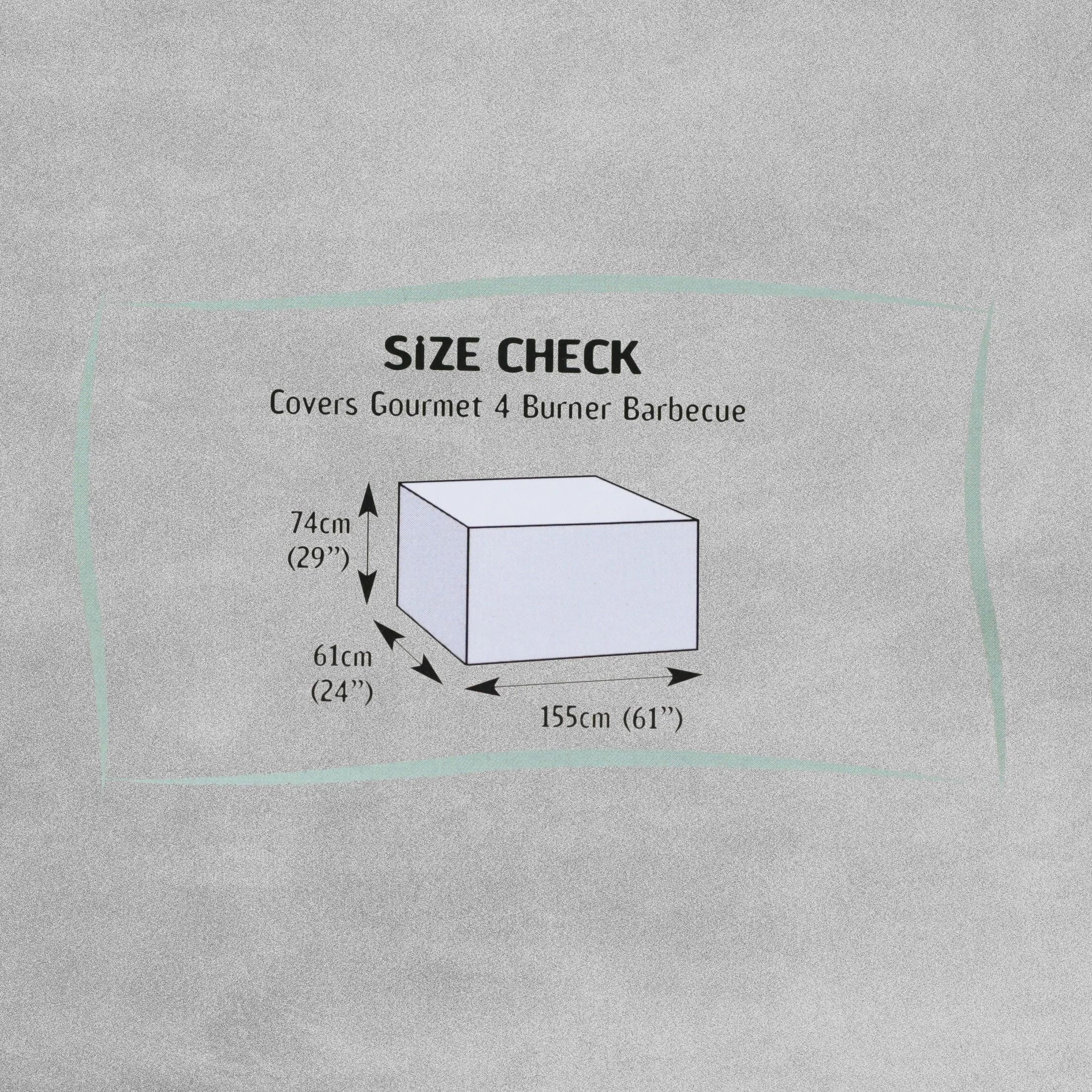 Barbecue Cover for 4 Burner BBQ