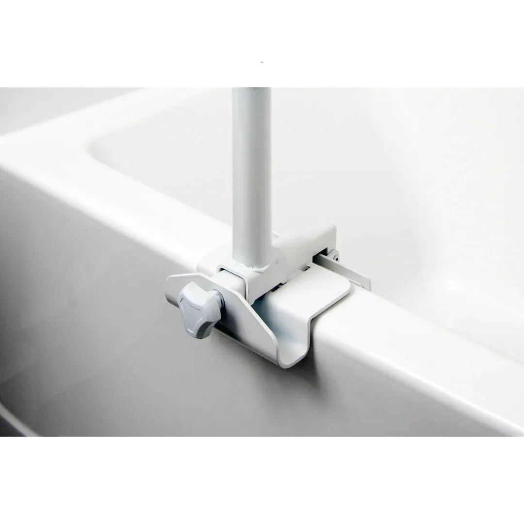 Bathtub Security Pole & Curve Grab Bar