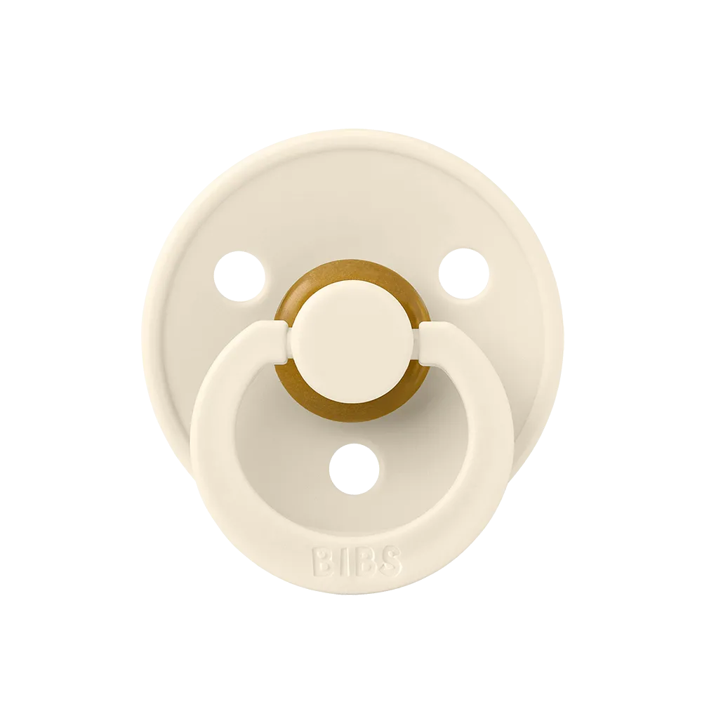 BIBS Colour Natural Rubber Latex Pacifiers (Size 3) | Personalised