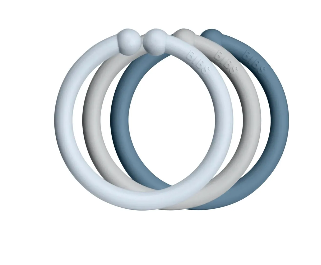 BIBS Dummies - Loops BabyBlue/Cloud/Petrol