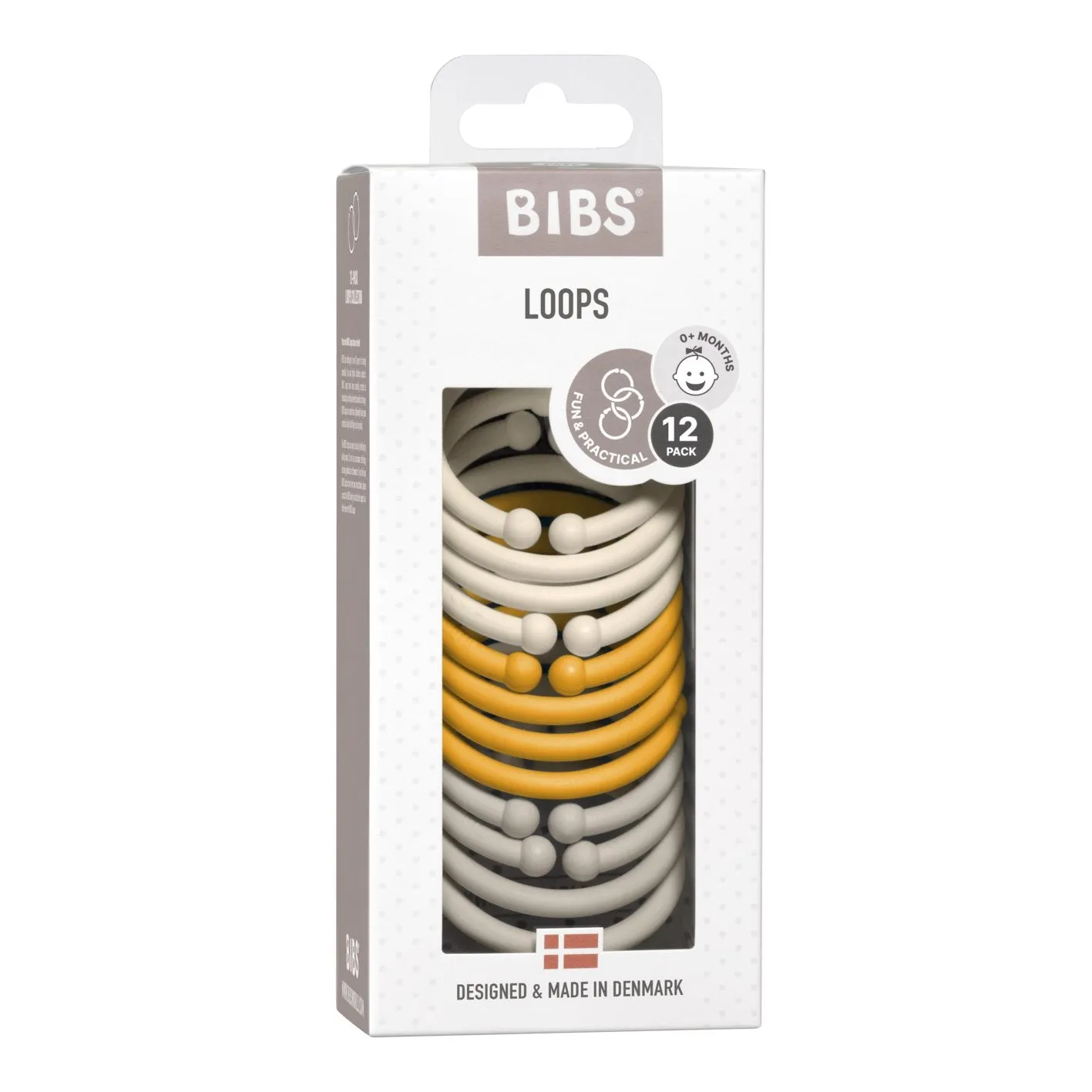 BIBS Loops - Ivory | Honey Bee | Sand - 12 pack