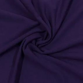 Brightest Plum Heavy Organic Cotton French Terry Fabric - Grown in the USA