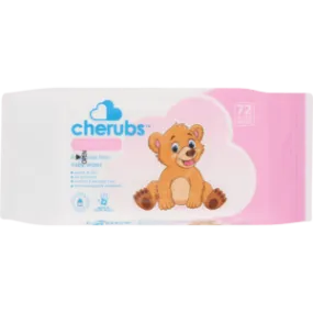 Cherubs Sensitive Fragrance Free Baby Wipes 72 Pack