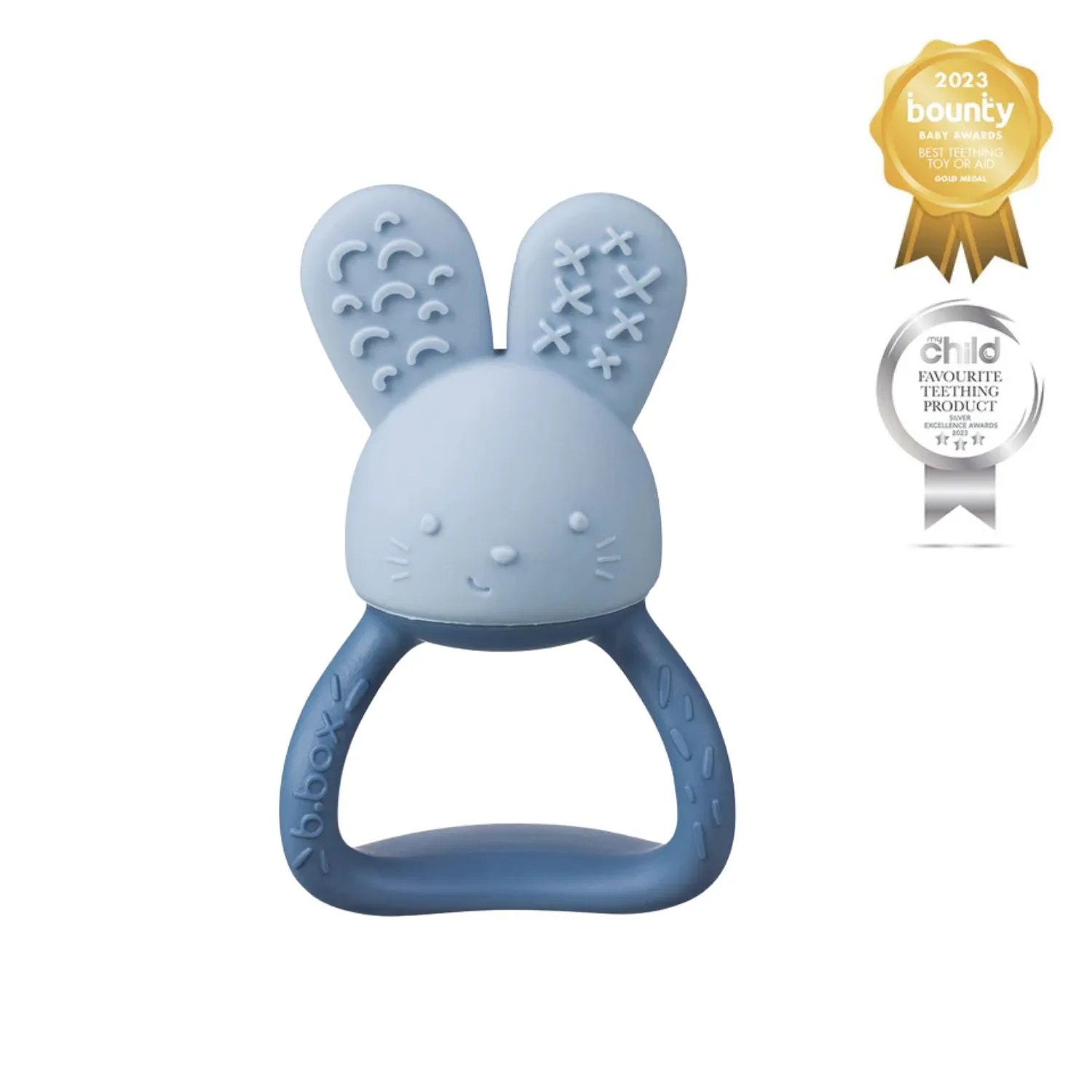 Chill   Fill Bunny Teether Lullaby Blue