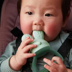 Chill   Fill Bunny Teether Sage Green
