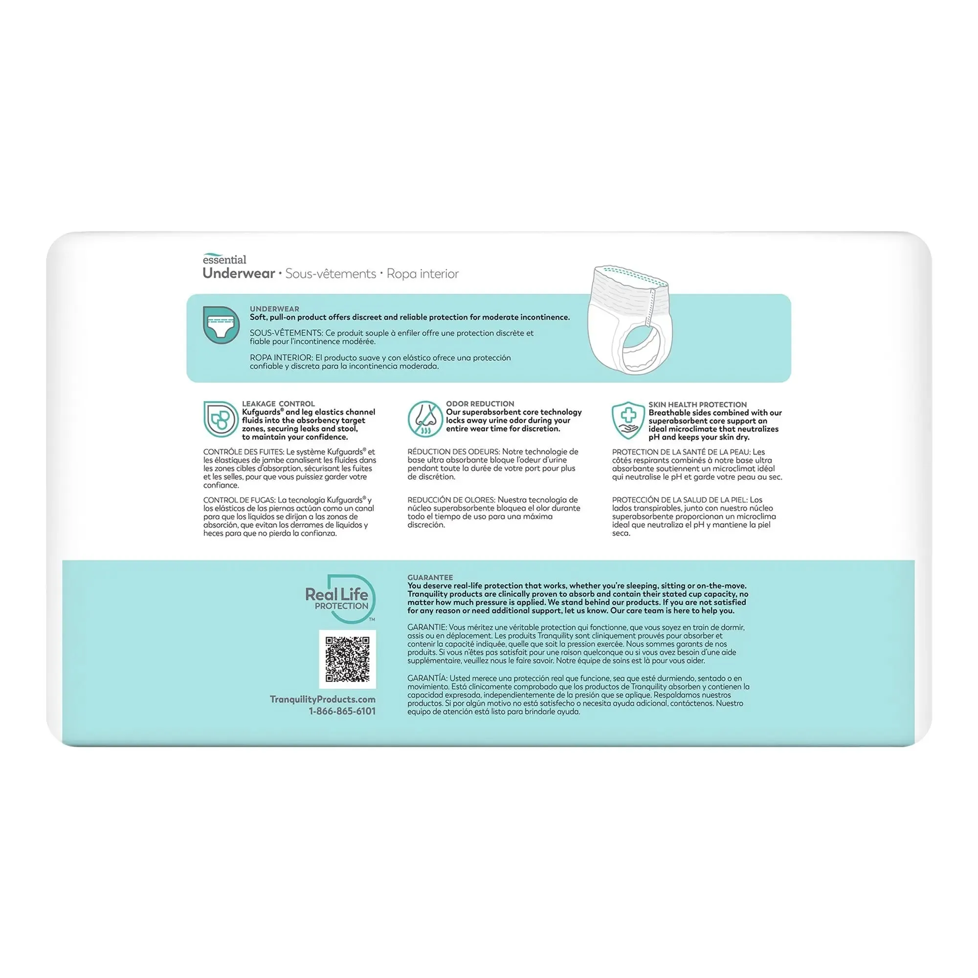 ComfortCare™ Absorbent Underwear, Small