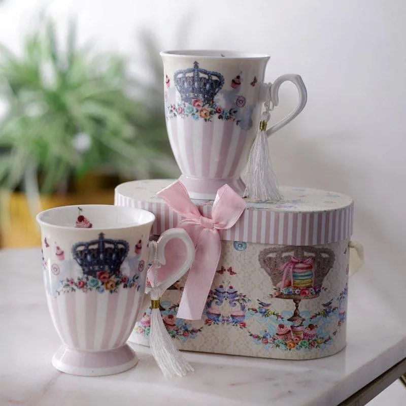 Crown Call Mug (350 ML)  - Set Of Two