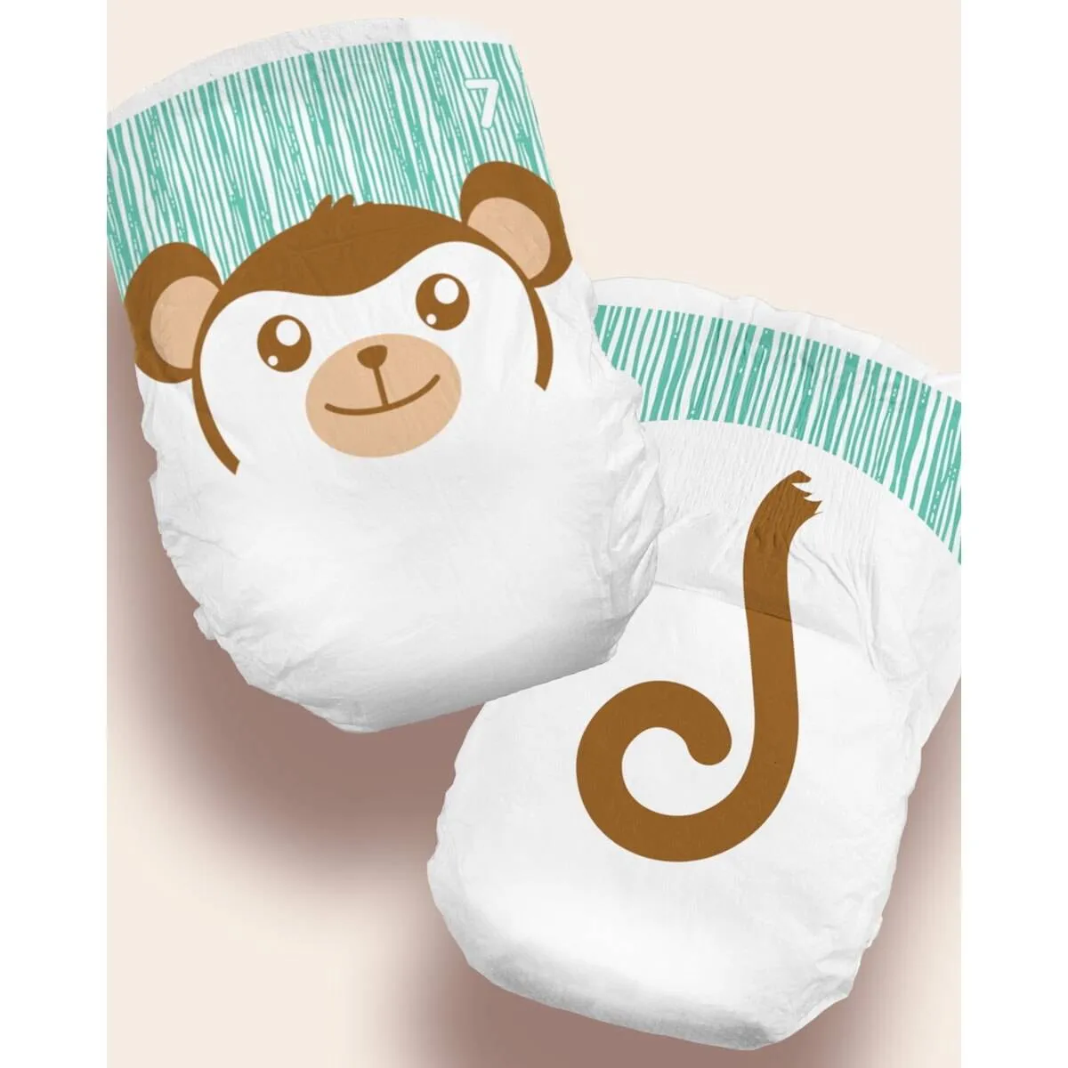 Cuties Complete Care Baby Diapers, Size 7