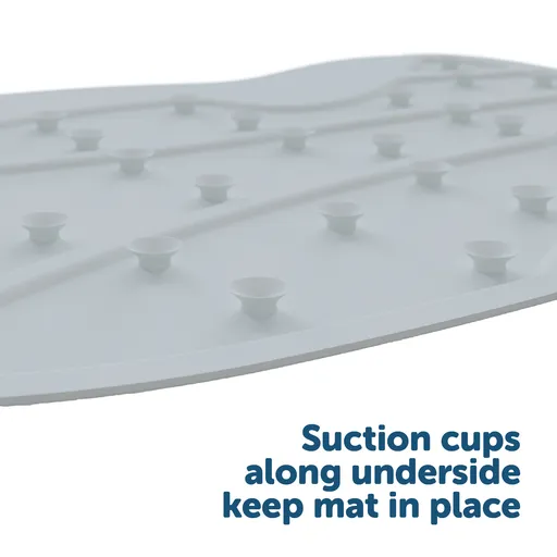 Dolphin Bath Mat for Kids - Blue