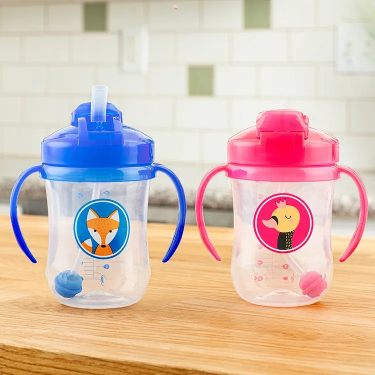 Dr. Brown’s® Baby’s First Straw Cup, 250ml (6m ) - Pink