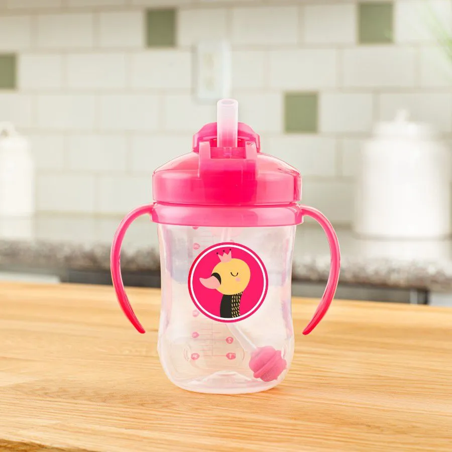 Dr. Brown’s® Baby’s First Straw Cup, 250ml (6m ) - Pink
