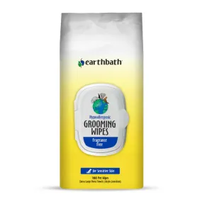 Earthbath Hypo-Allergenic Fragrance-Free Grooming Wipes for Dogs & Cats
