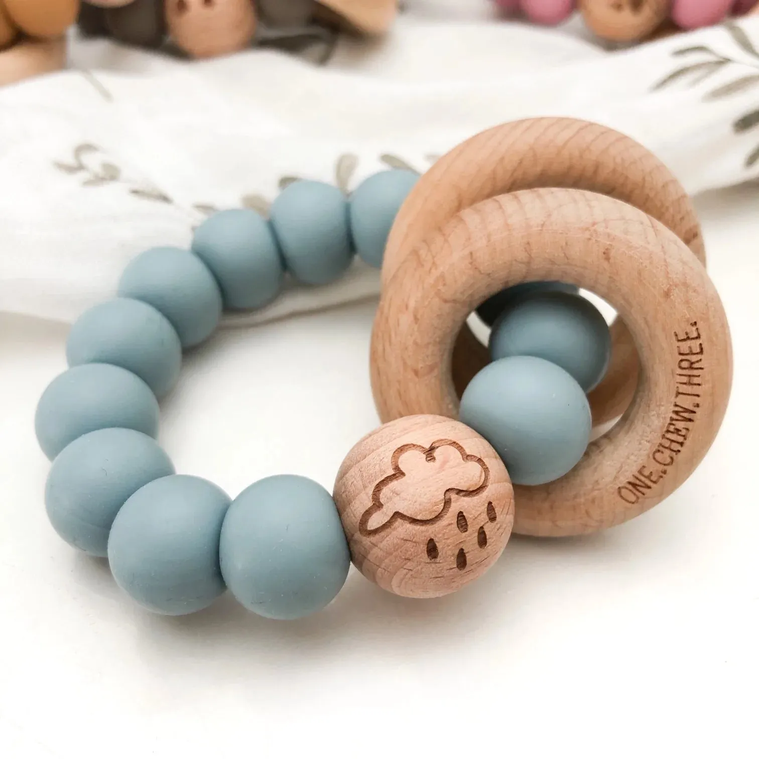Elements Silicone Wood Teether