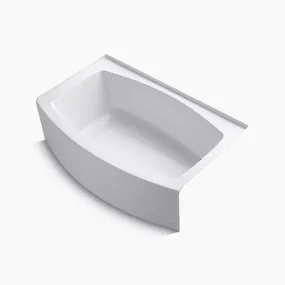 Expanse 60" x 38" x 18.25" Alcove Bathtub in White