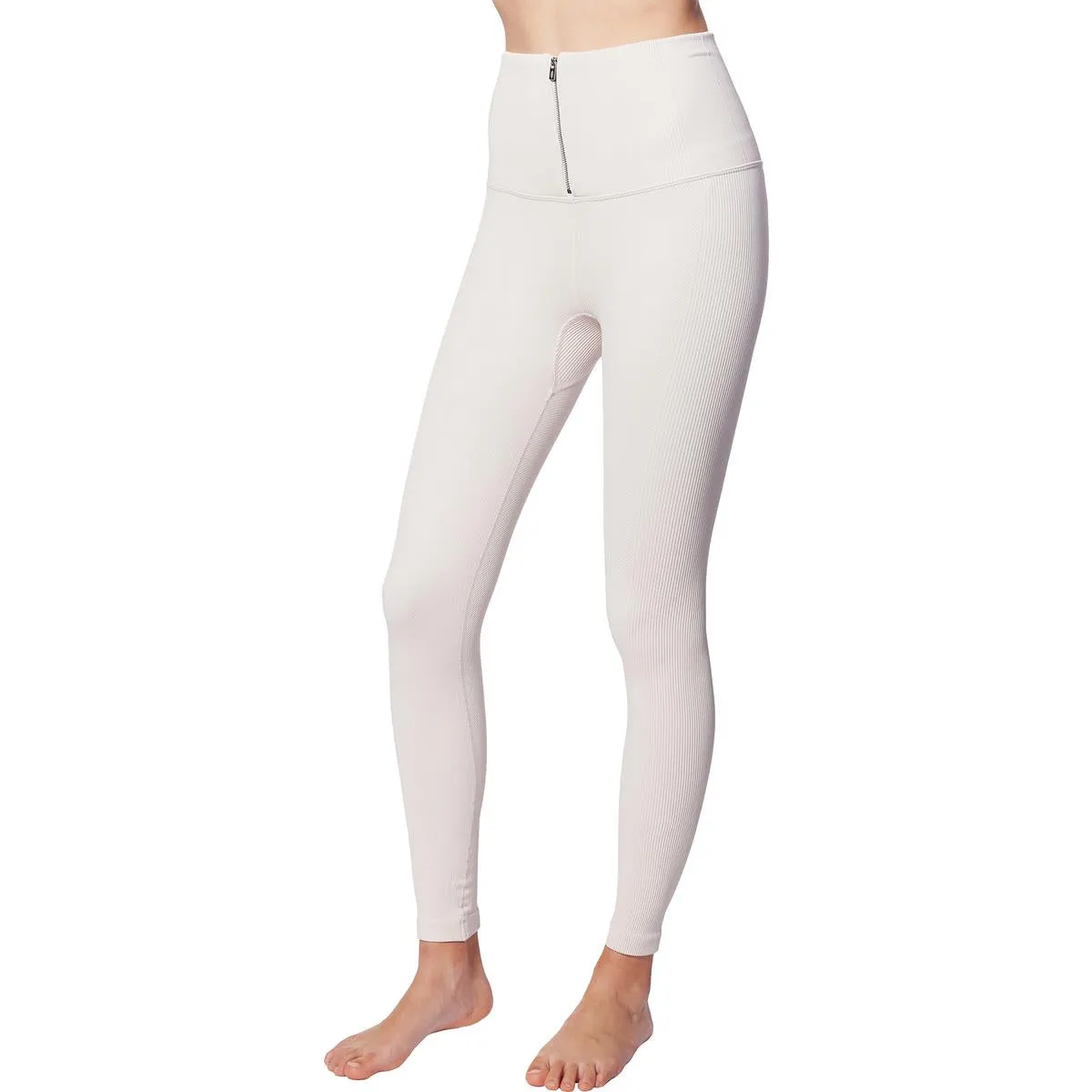 FP Movement Part of Me Women's High-Rise Ribbed Knit Front Zip Activewear Leggings