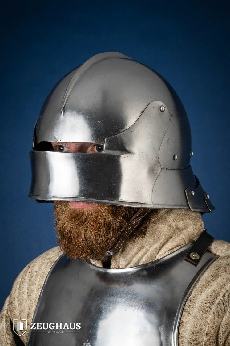 German Sallet Helmet 15th 1,6mm Polished