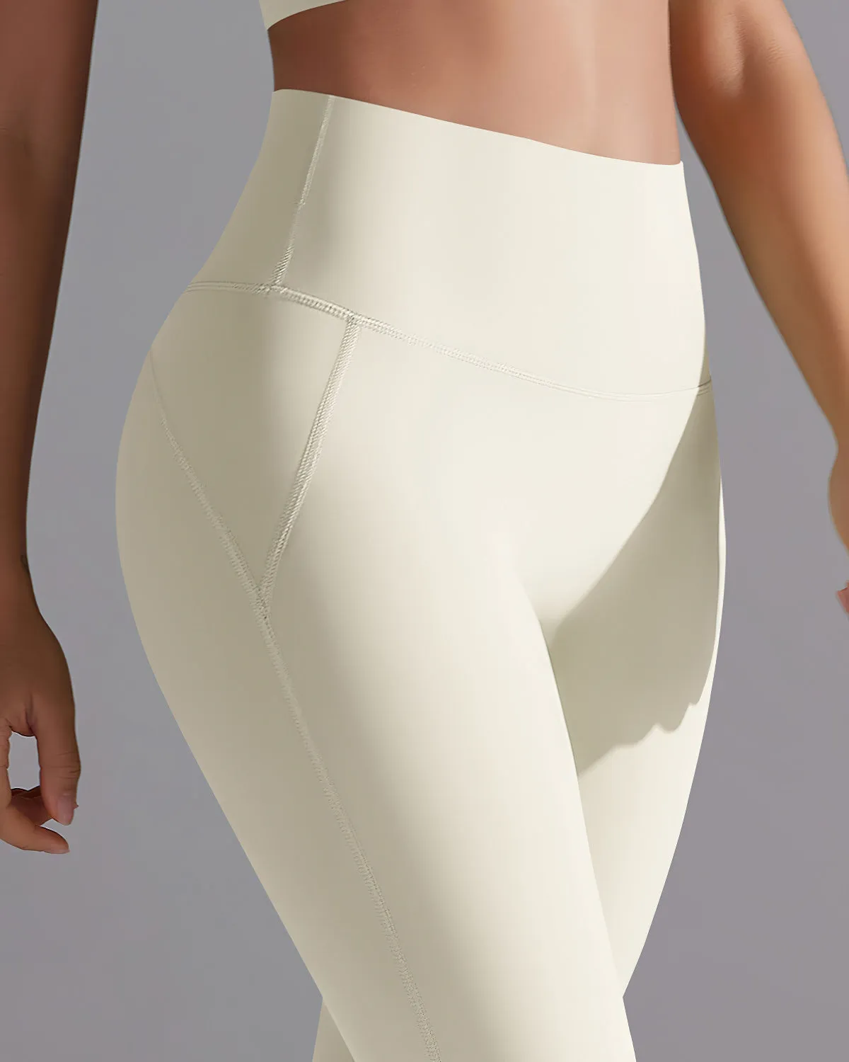 Giselle Seamless Leggings - Beige