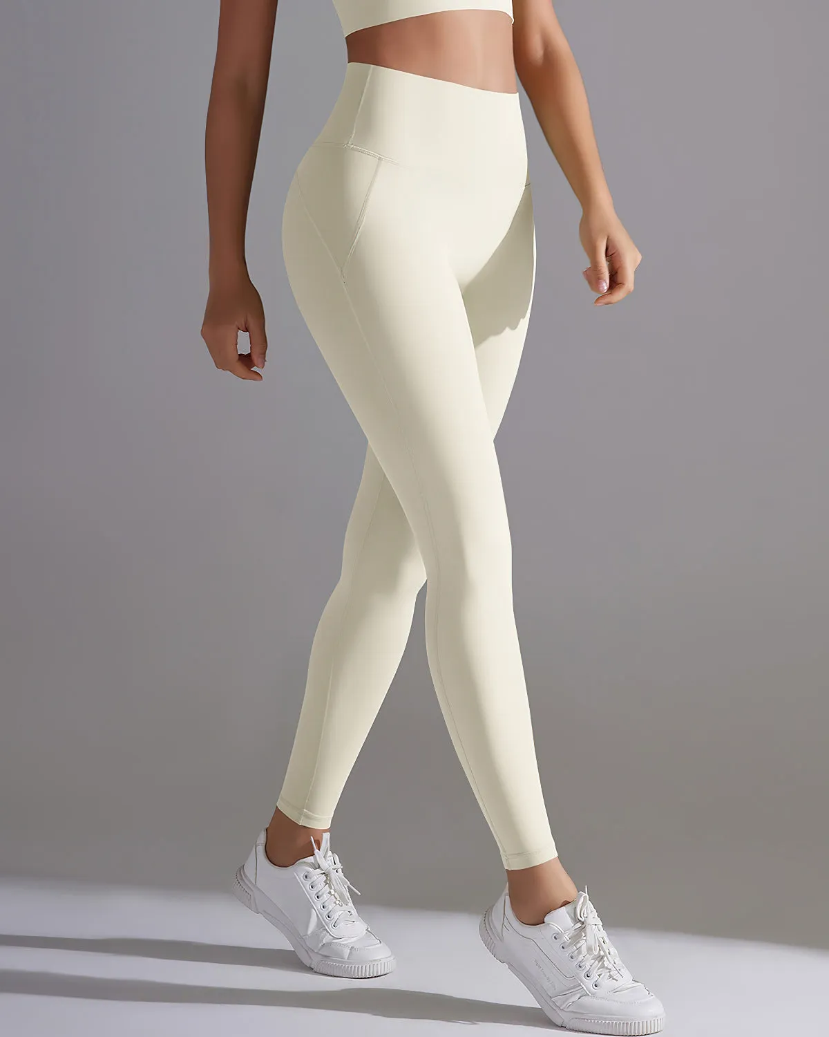 Giselle Seamless Leggings - Beige