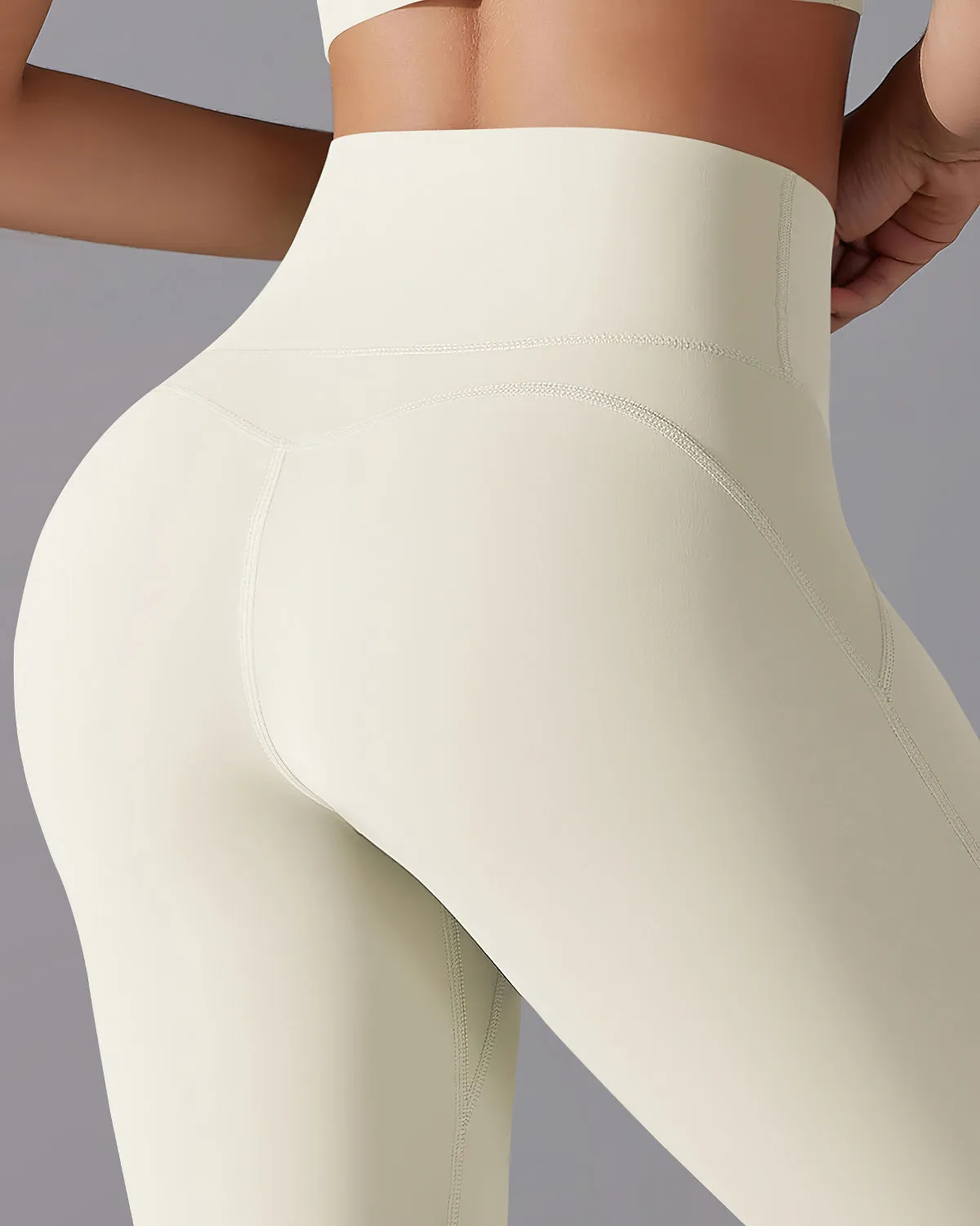 Giselle Seamless Leggings - Beige