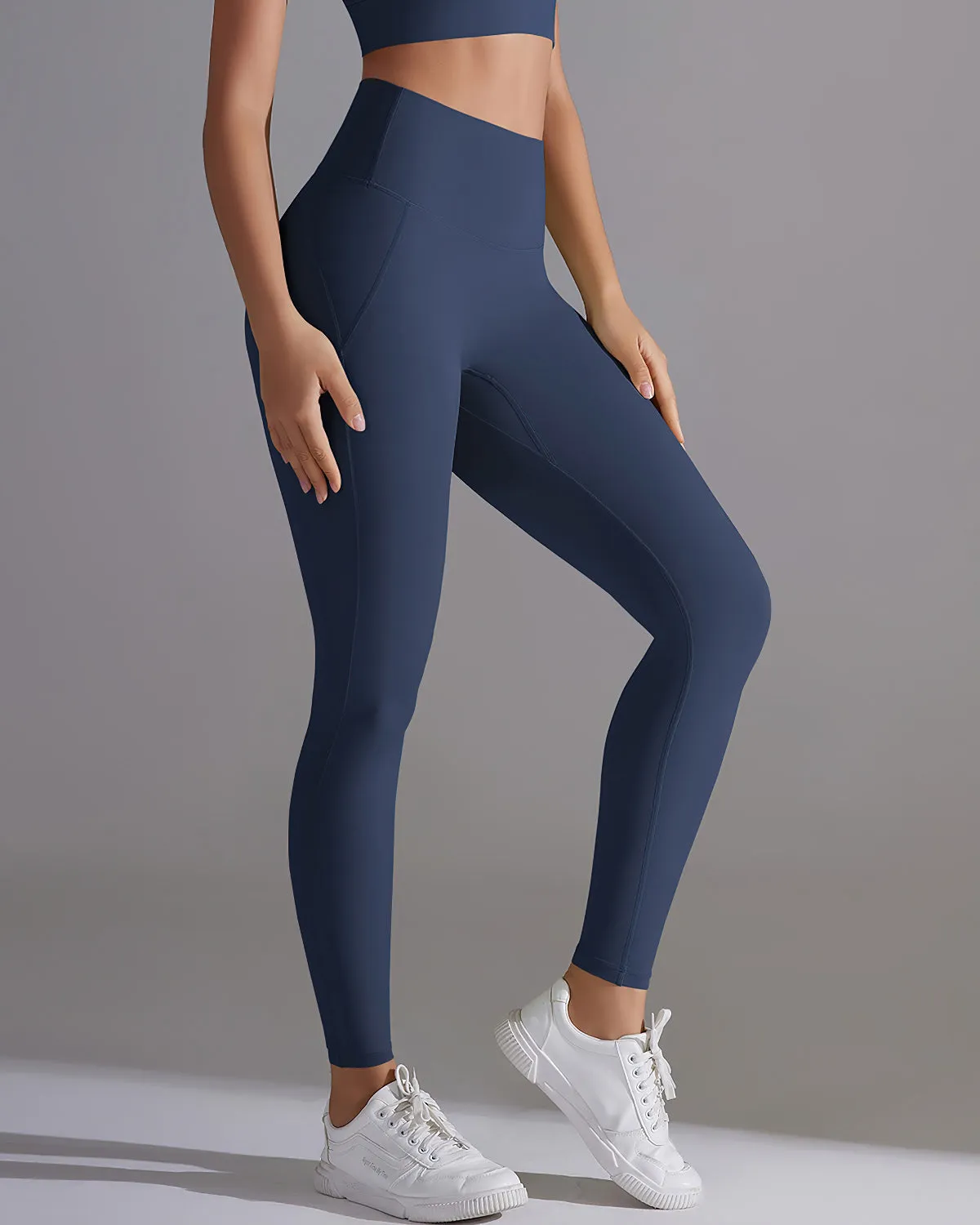 Giselle Seamless Leggings - Navy