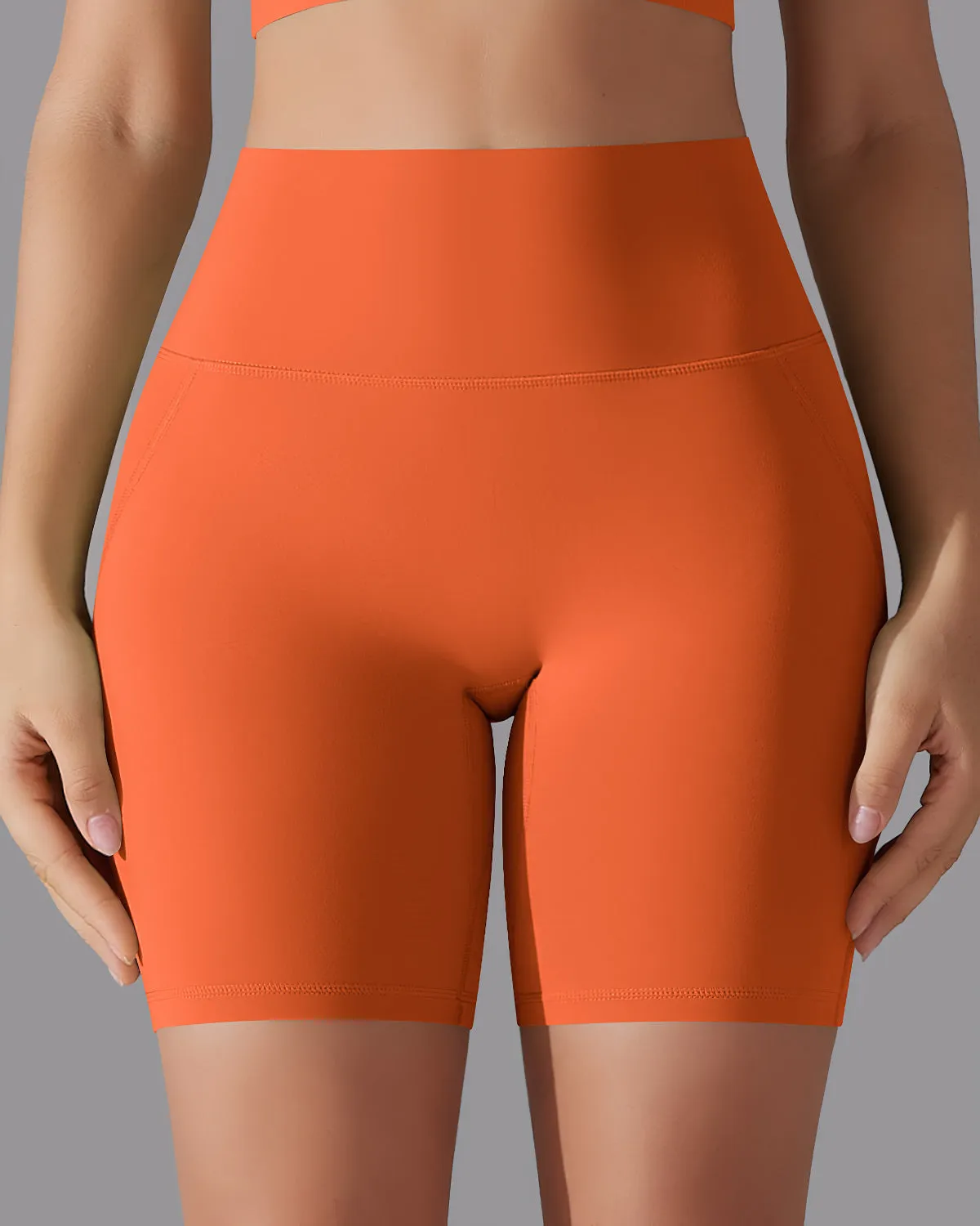 Giselle Seamless Shorts - Orange