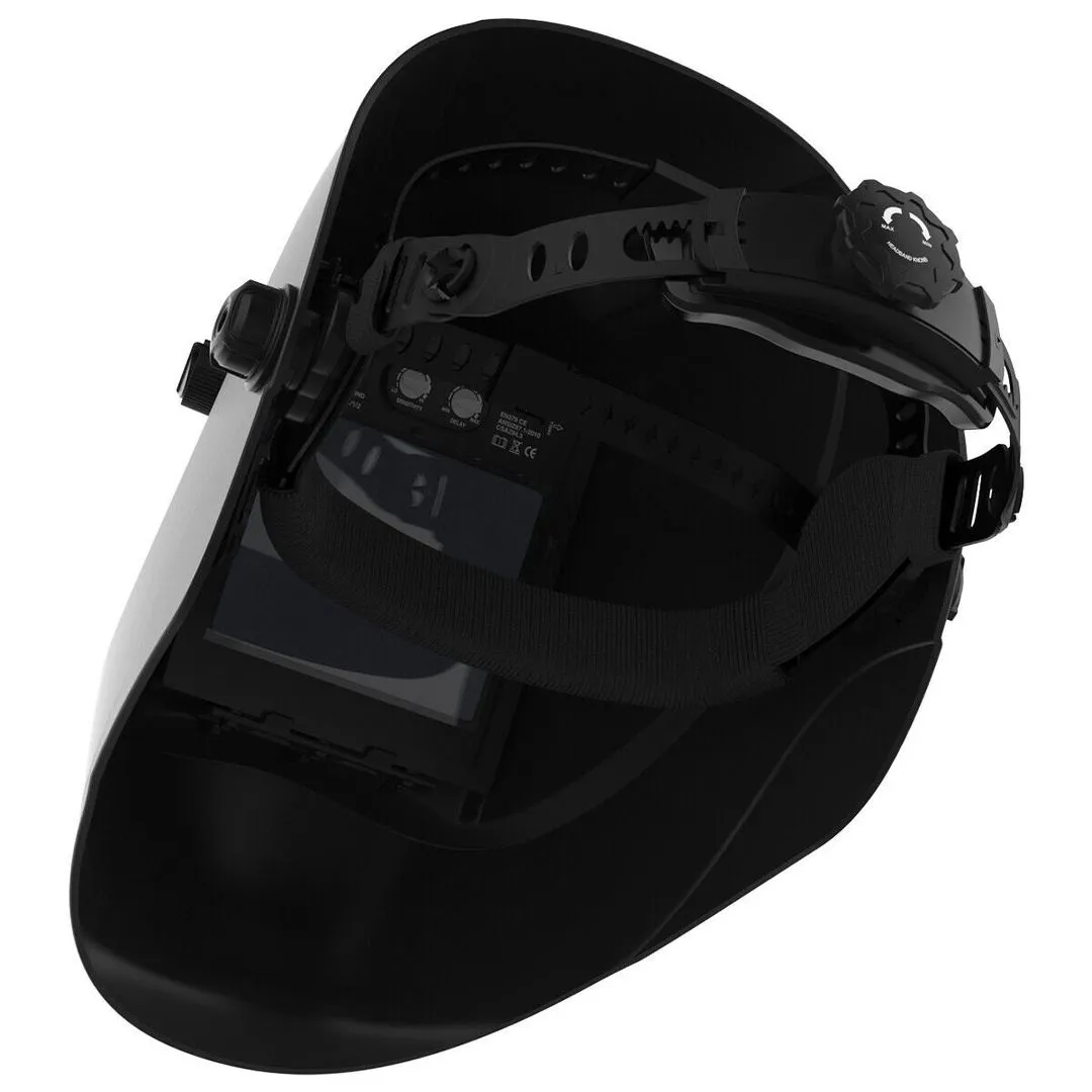 Gladiator adjustable auto darkening solar welding helmet