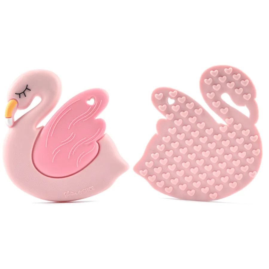 Glitter & Spice Flamingo Teether
