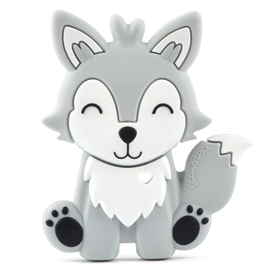 Glitter & Spice Wolf Pup Teether