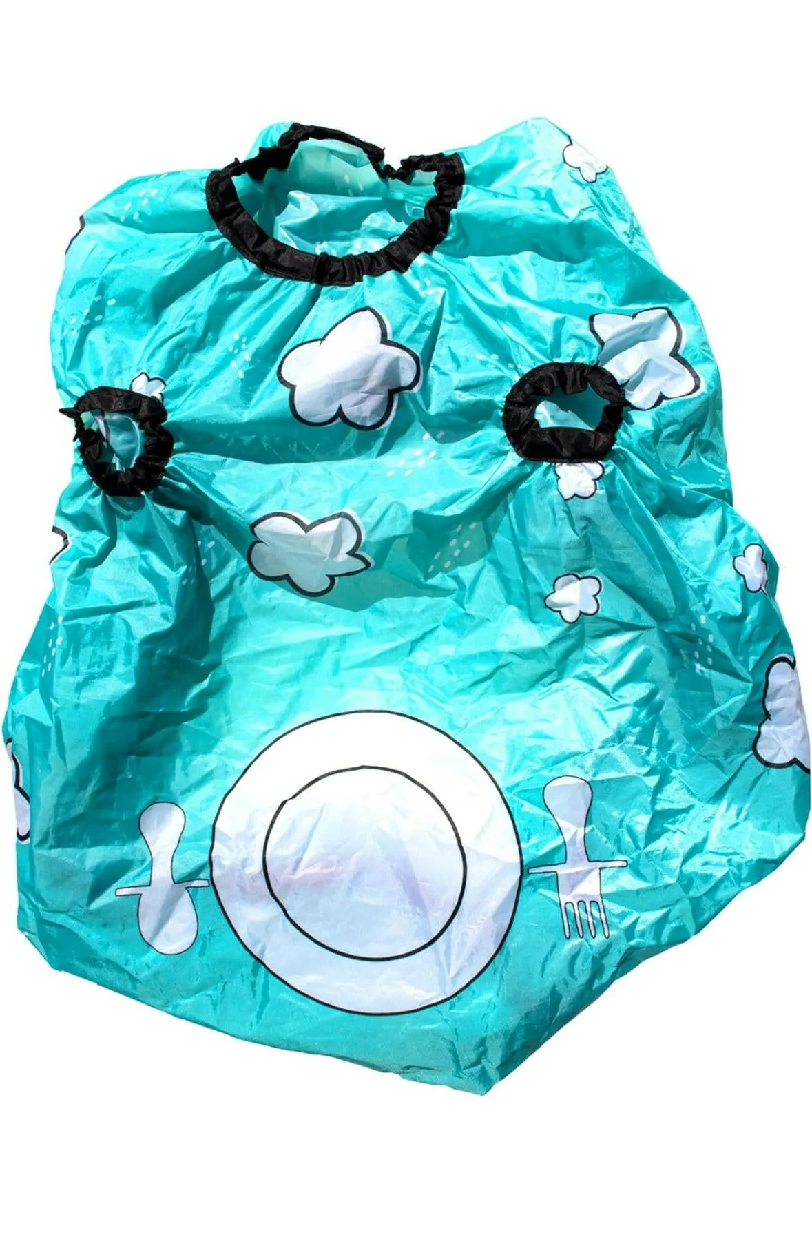 Grabease Allover Bib Self-Feeding Infants and Toddlers, Machine Washable, Ages 6-24 Months
