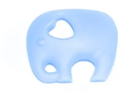 Gummy Wears Elephant Teethers in Ice Blue